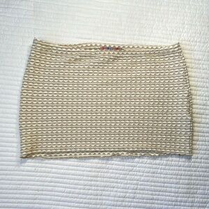 Urban Outfitters Beige Mini Skirt